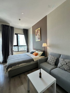 📌 For Rent Condo KNIGHTSBRIDGE PRIME ONNUT Building 1, Floor 34,Studio, Room size 25 sqm