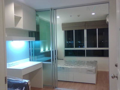 🎊 For rent condo LUMPINI VILLE LASALLE BEARING Building B, Floor 9,1 bed room, Room size 27.00 sqm