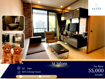 คอนโดให้เช่า :  ✨ THE ONLY Pet-Friendly Luxury Condo in Silom | Available now for pet lovers | Ultimate CBD privacy & lifestyle ✨