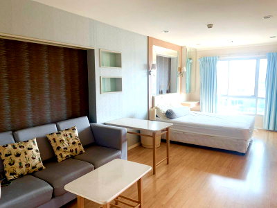ขายคอนโด : ⛵ Lumpini Wongamat ⛵ Foreigner quota / City view / 5F / 34sqm / Studio room for quick sale彡