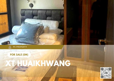Condos for sale : Urgent Sale 📍 XT HUAIKHWANG 📍 Fully furnished and equipped with appliances; near MRT Huai Khwang.