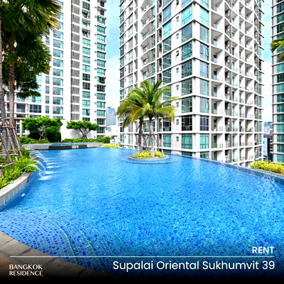 คอนโดให้เช่า : เช่าคอนโด 🌃 Supalai Oriental Sukhumvit 39 2นอน 70ตร.ม. 45k 🔥 ยูนิต 2 นอน ราคาดีที่สุด ใกล้ MRT เพชรบุรี 