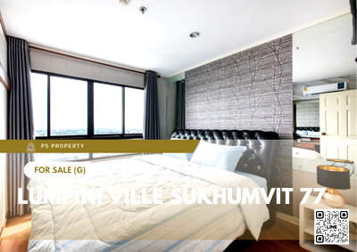 Condos for sale : Urgent Sale 🔥 Lumpini Ville Sukhumvit 77 🔥 Great view, river view, near BTS On Nut.