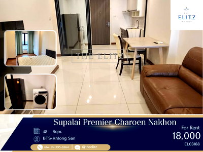 คอนโดให้เช่า : ✨  Best price deal for oversized living | Near ICONSIAM & Taksin Hospital | Exceptional comfort & convenience ✨ 