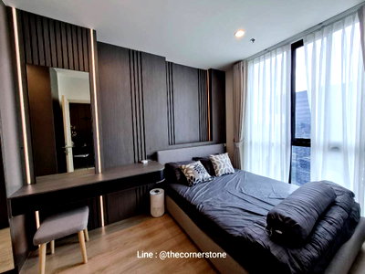 Condos for rent : Ready to move in “ 𝐍𝐮𝐞 𝐃𝐢𝐬𝐭𝐫𝐢𝐜𝐭 𝐑𝟗 “ 1 Bedroom 30.20 Sq.m. 40th Floor Near MRT-Rama 9 