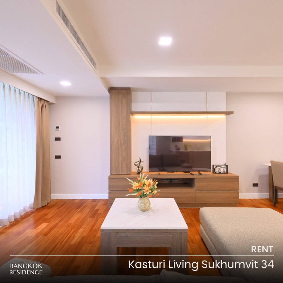 รูป Kasturi Living Sukhumvit 34 ✨ Elegant unit with refined design, ready to-move-in 💚 ใกล้ BTS ทองหล่อ - รูปที่ 1/12