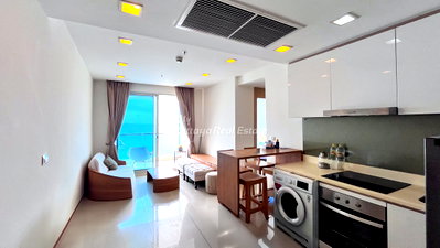 Condos for sale : 🛏️ 1 Bed - 🛁 1 Bath - 🏙️ Sea View - 🌏 FOREIGN name - 🏢 The Palm Wong Amat Beach Pattaya - Ref: PLM72