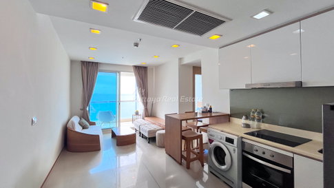 🛏️ 1 ห้องนอน - 🛁 1 ห้องน้ำ - 🏙️ Sea View - 🌏 ชื่อชาวต่างชาติ - 🏢 The Palm Wong Amat Beach Pattaya - รหัส: PLM72