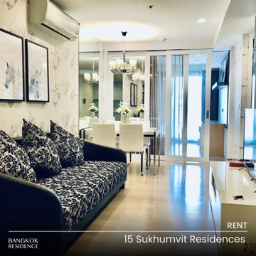 15 สุขุมวิท เรสซิเดนเซส ห้องว่าง พร้อมเข้าอยู่ ใกล้ BTS สถานีนานา