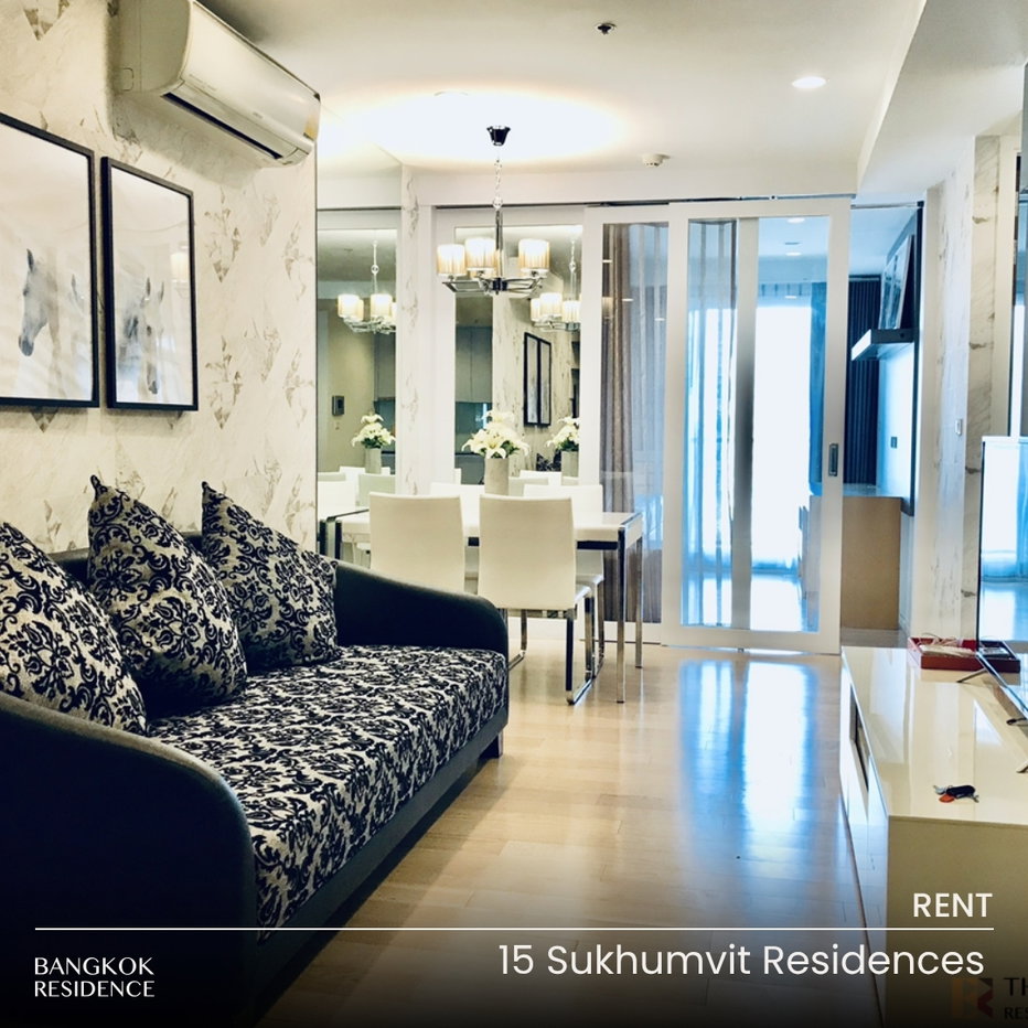 รูป 15 สุขุมวิท เรสซิเดนเซส ห้องว่าง พร้อมเข้าอยู่ ใกล้ BTS สถานีนานา - รูปที่ 1/10