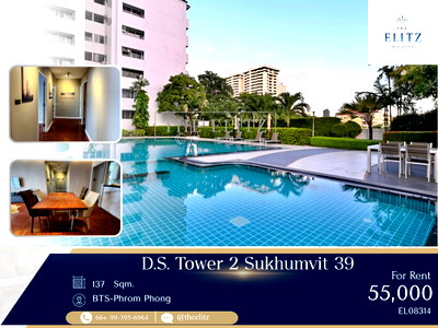 คอนโดให้เช่า : ✨  Newly Renovated spacious living in Prime Phrom Phong | Breathtaking views & unmatched comfort | Ready for private viewing today ✨