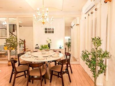 Houses for rent Rama 3 Road : P0886/For Rent: Baan Klang Krung Rama 3 – Newly Renovated 3BR Pet-Friendly Townhome