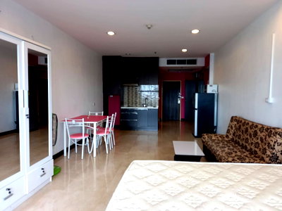 Condos for rent : P-56148 For Rent The Platinum | Studio | City View | 13th Floor | Parking Available | Ready to Move In 📞 Line ID: @easythaihome | 085-592-2897