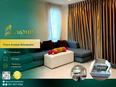 Houses for rent MRT Si Nut : ST14110 - Town Avenue Srinakarin :    Srinakarin