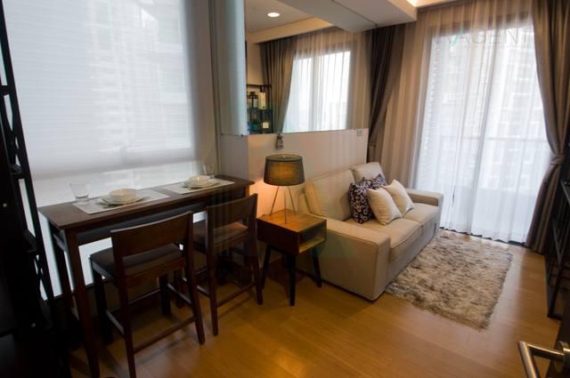 รูป 🚩 ให้เช่าคอนโด เดอะ ลุมพินี 24 อาคาร 1 ชั้น 11 1 ห้องนอน ขนาด 29.00 ตรม ใกล้ รพ.เทพธารินทร์ - รูปที่ 5/8