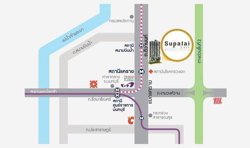 รูป ขาย ศุภาลัย ลอฟท์ @สถานีแคราย นนทบุรี 💰ราคาขาย : 1,750,000 บาท  รายละเอียดห้อง • ห้อง Studio | ขนาด 32 ตารางเมตร | ชั้น 16 (ทิศเหนือ) - รูปที่ 2/15