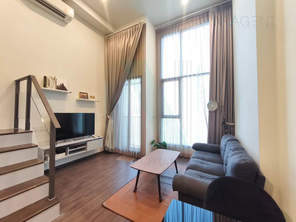รูป ให้เช่าคอนโด ไนท์บริดจ์ สเปซ พระราม 9 อาคาร 1 ชั้น 23 Duplex ขนาด 39 ตรม ใกล้ Central พระราม 9 - รูปที่ 1/8