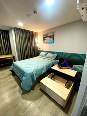 คอนโดให้เช่า : 📢ให้เช่า Kave town Island ข้างม.กรุงเทพ ตึก C ชั้น 6 ขนาด 22.6 sqm วิวนอก ครัวแยก
