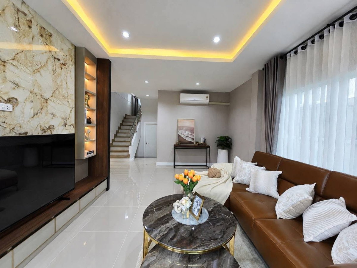 รูป ขายบ้านเดี่ยว 4 ห้องนอน โครงการเดอะพรีโก้ สันกำแพง เชียงใหม่ เฟอร์นิเจอร์ครบ พร้อมเข้าอยู่ (H583) T.0946511456 - รูปที่ 2/17