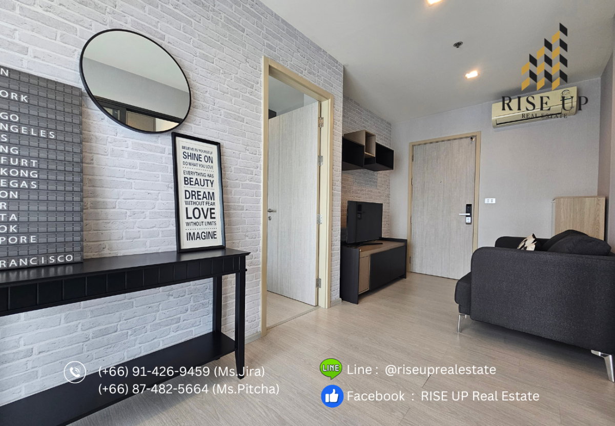 Condo for rent 📣 Rhythm Sukhumvit 36 -38 Condo,1 Bedroom , 1 Bathroom , 35 sq. m. , 🔥21,000 Baht/Month🔥