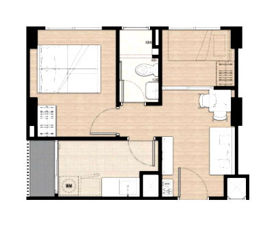 ขายคอนโด : 📍ด่วน! ขายดาวน์ 1 Bed Plus 33.5 ตร.ม. ราคาแรกสุด (รอบ Presale) ห้องมุมสวยสุด ใกล้รถไฟฟ้าสำโรง