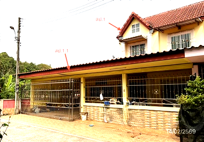 ทาวน์โฮม ราชบุรี : ทาวน์เฮ้าส์ 51 ตร.วา สวนผาสุข บ้านโป่ง ราชบุรี 2.3M