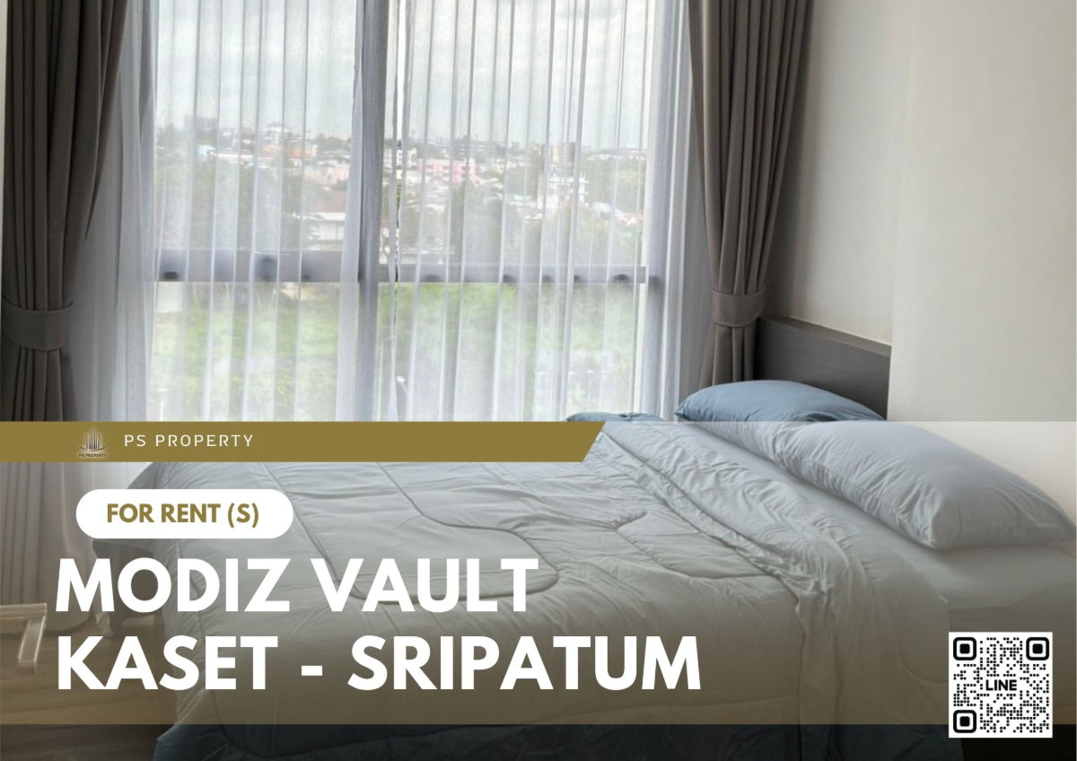 ให้เช่า 🔥 MODIZ VAULT Kaset - Sripatum 🔥 เฟอร์นิเจอร์ และ เครื่องใช้ไฟฟ้าครบ ติด ม.เกษตร