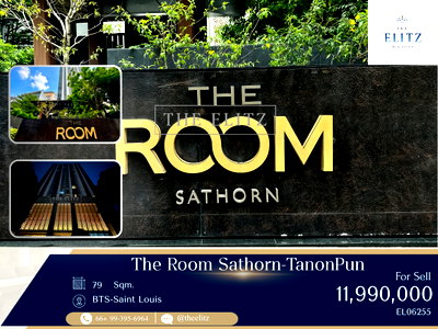 คอนโด BTS เซนต์หลุยส์ : ✨ Prime Luxury Living in the Heart of Sathorn! For Sale: 2-Bedroom Unit at The Room Sathorn-Tanon Pun ✨