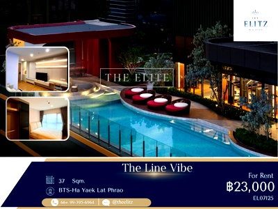 คอนโดให้เช่า : ✨ Dynamic Modern Residence in Northern CBD (Ha Yeok Lat Phrao) | Steps to BTS Ha Yeok Lat Phrao & MRT ✨