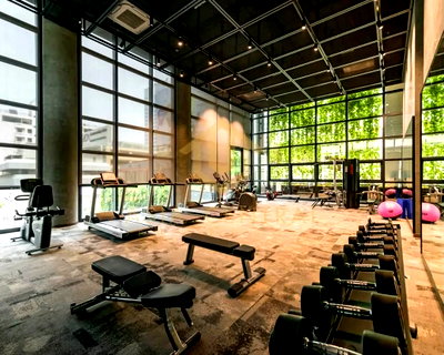 Condos for rent : [RENT] STC096  | The Lofts Asoke     (ID with @in front, LINE ID:  @idhomeland)