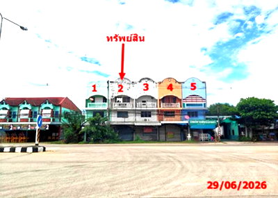 อาคารพาณิชย์ ห้างฉัตร ลำปาง : อาคารพาณิชย์ 25 ตร.วา ห้างฉัตร ลำปาง 1.8M
