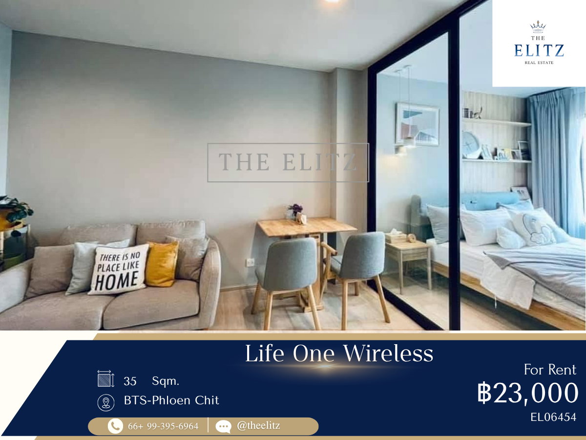 ✨ Live in ultimate luxury on Wireless Road at Life One Wireless - unit with world-class sky facilities, just minutes from BTS Ploenchit.✨