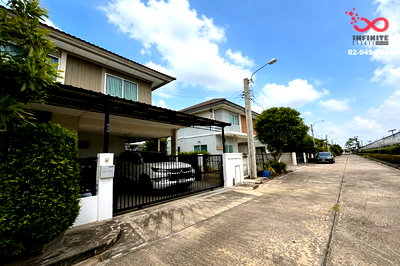 ขายบ้านเดี่ยว : ขายบ้านเดี่ยว เพอร์เฟค พาร์ค พระราม 5-บางใหญ่ 2 ชั้น 50 ตรว. หลังริม