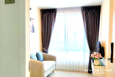 Condos for rent : 🍀🍀 Fully furnished condo 💝 For Rent📌 The Sky Sukhumvit (Line:@rent2022) BTS Udom Suk✨Ready to move in 🔖 A12807