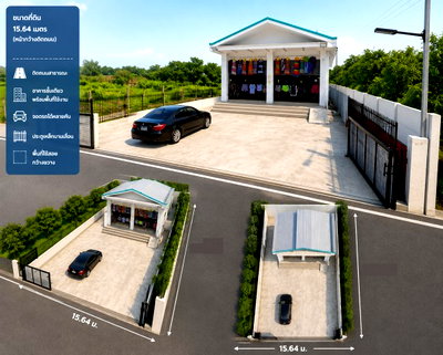 Factory for rent Prawet : Good Location Building Warehouse 168 sq.wah  672sq.m. for Rent  2Beds