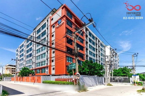 ขายคอนโด เดอะคิวบ์ ลอฟท์ ศรีนครินทร์-เทพารักษ์ 22 ตร.ม. ชั้น 4 วิวสระ ใกล้รถไฟฟ้าสายสีเหลือง