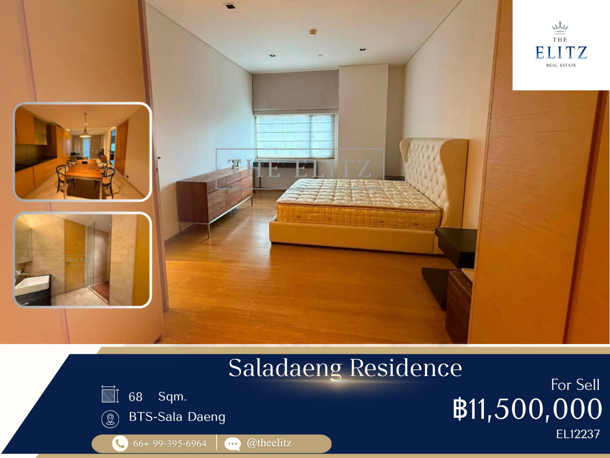 ✨ Super Luxury Residence in Soi Saladaeng 1 | Peaceful Sanctuary Connecting Sathorn, Silom & Lumpini Park ✨