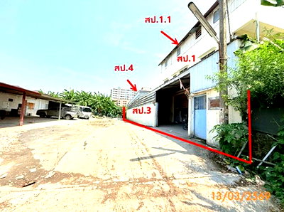 Factory for sale Prawet : FACTORY 189 Sq.w. Prawet Bangkok for 11.6M