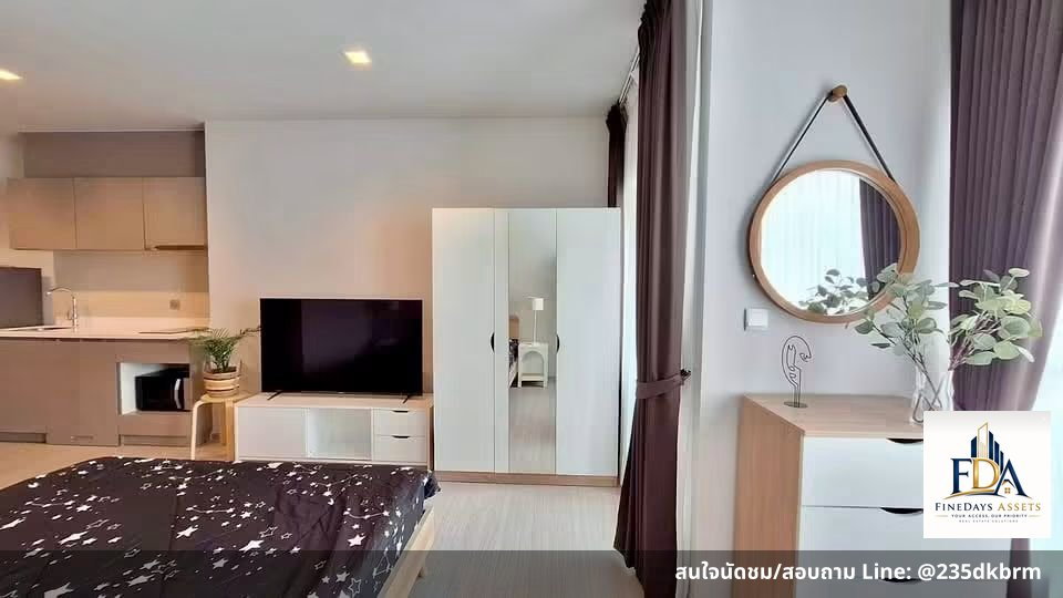 รูป FD-084466✨ ขายด่วนราคาพิเศษ! Life Asoke - Rama 9 ห้องสตูดิโอชั้นสูง วิวโล่ง เฟอร์ครบ ใกล้ MRT พระราม 9 เพียง 4.2 ล้าน - รูปที่ 4/5