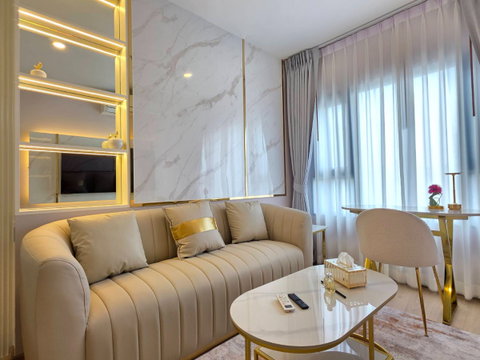 For rent ✨ Life Rama 4–Asoke ✨ 1 bedroom, new room decorated in Luxury style 😍 ready to move in 💕 near MRT Queen Sirikit Center 🚆