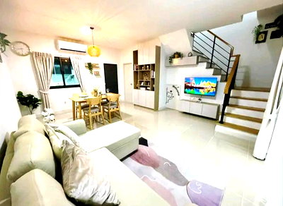 Townhouses for rent Bang Plee Samut Prakarn : 💚💛🧡HBN0276 Pleno Sukhumvit-Bangna 3 📲LINE: @theagentpro 🩷💜💙