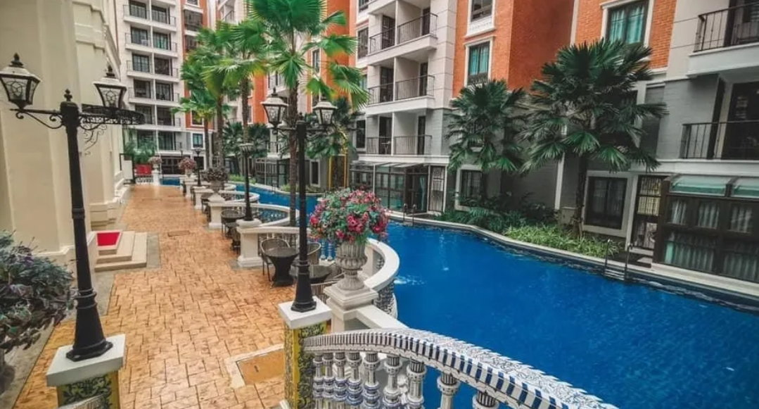 ขายคอนโดจอมเทียน Espana Condo Pattaya 1 นอน 34 ตร.ม. วิวสระ Foreign Quota 2.69 ล้าน