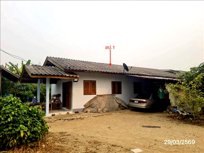 บ้านเดี่ยว เชียงราย : บ้านเดี่ยว 228 ตร.วา พาน เชียงราย 1.4M