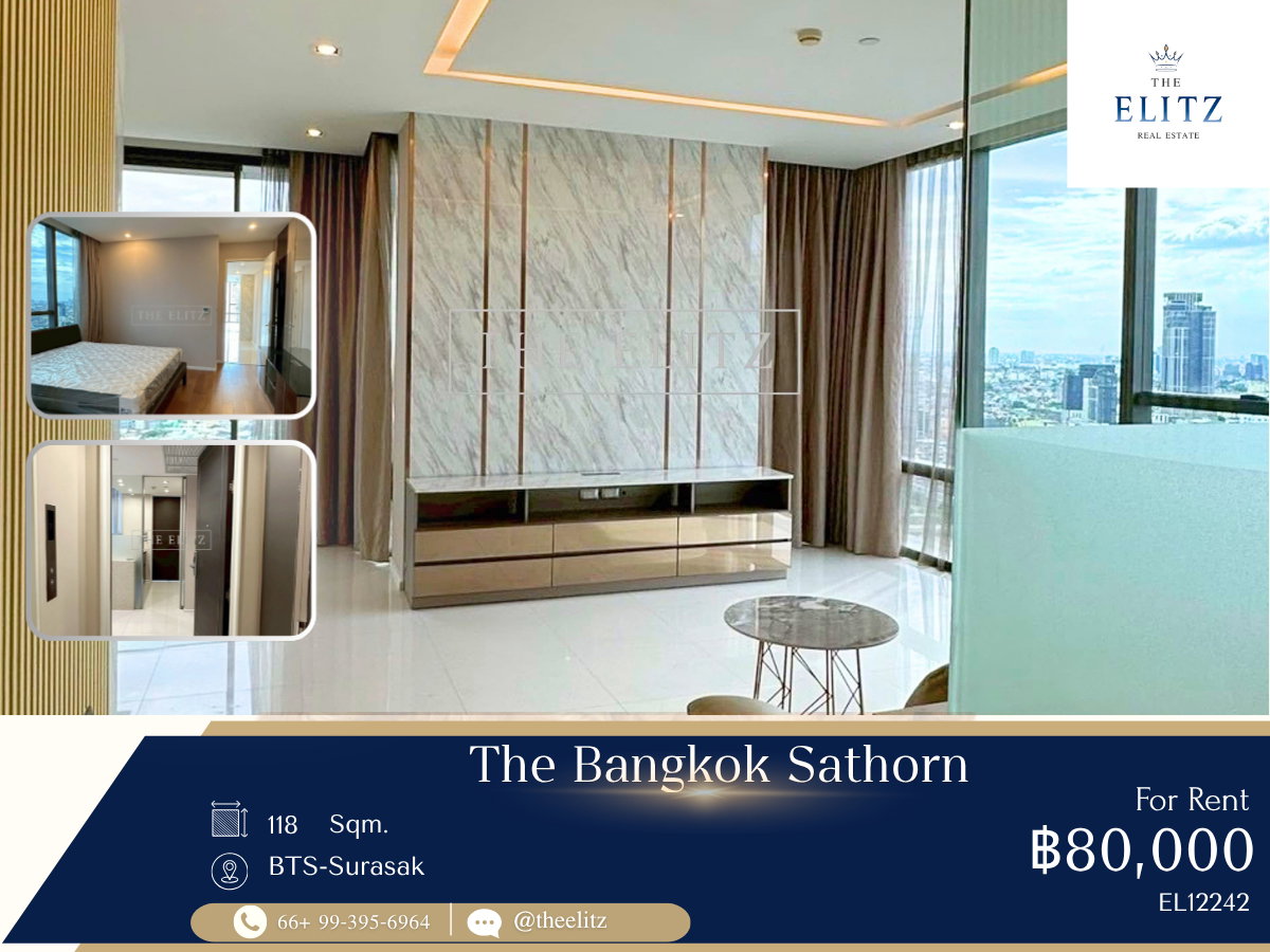 ✨ Ultra-Luxury Flagship Residence Directly at BTS Surasak | Private Lift Hall for Every Unit in Sathorn CBD ✨