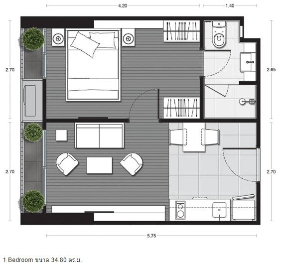 รูป คอนโด Noble Around Ari ติด BTS อารีย์ ห้อง 1 bed ชั้น 17 ขนาด 34.78 ตรม. ห้องเปล่า สภาพดี วิวฝั่งตะวันออก ไม่บล็อค ราคาต่ำกว่าประเมิน  - รูปที่ 18/29