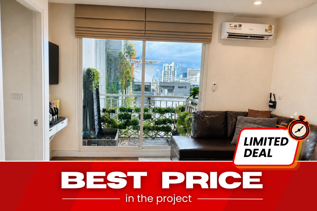 Baan Siri 31 1BR 56.69 ตร.ม. คุ้มมาก ใกล้ MRT สุขุมวิท ต่ำกว่าตลาดจริง - U5652731