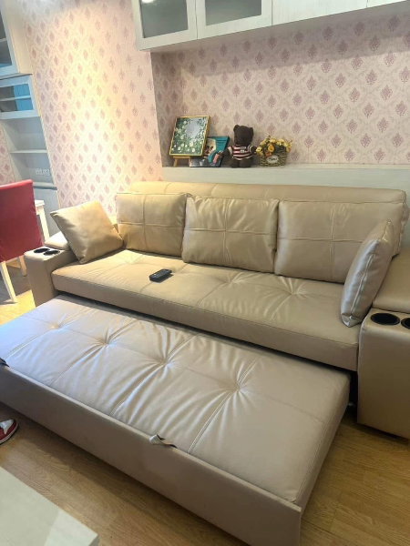 รูป 🎏ให้เช่าคอนโด ลุมพินี เพลส ศรีนครินทร์-หัวหมาก สเตชั่น ห้อง Built-in วิวสระ ติด mrt หัวหมาก   - รูปที่ 3/10