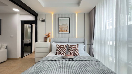 S1711 🛋️ Looking for a condo near MRT Sutthisan with a budget of around 2.5 million baht? Check this one out! Only 2.499 million baht.