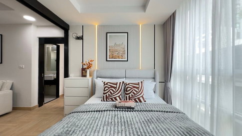 S1711 🛋️ งบ 2 ล้านกลางๆ อยากได้คอนโดใกล้ MRT สุทธิสาร? ห้องนี้ต้องดู! เพียง 2.499 M เท่านั้น