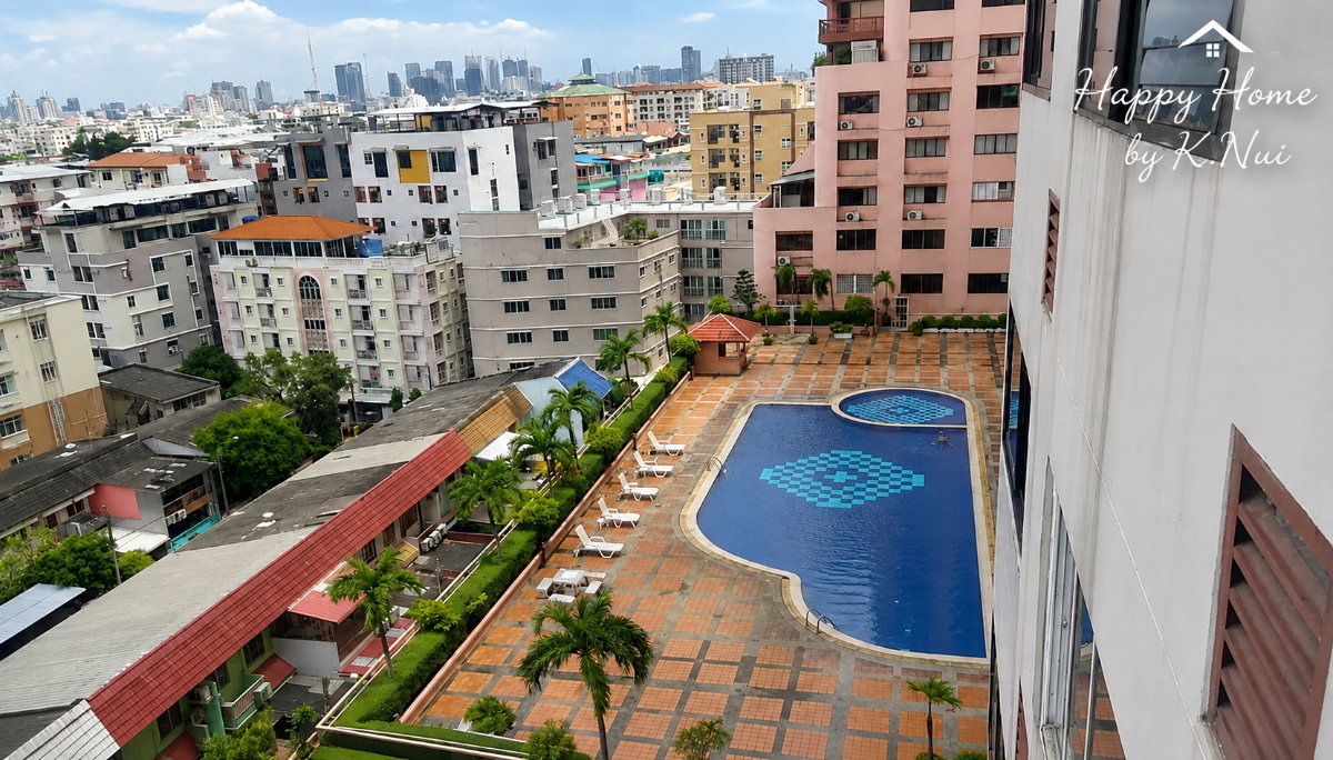 รูป 🔥 3.29 ล้าน ได้ 2 ห้องนอน 54 ตร.ม. ชั้นสูง ใจกลางรัชดา! 🏙 ขาย Srivara Mansion 2 | ชั้น 16 | แต่งสวย เฟอร์ครบ พร้อมอยู่ - รูปที่ 11/12